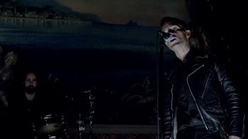 Movie still from “The Killers - Here With Me” (2012), directed by Tim Burton – Medium shot, Low angle