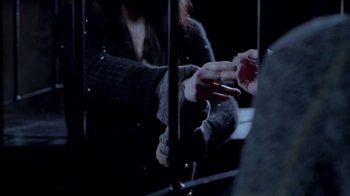 Movie still from “The Killers - Here With Me” (2012), directed by Tim Burton – Extreme Close Up shot, Overhead angle