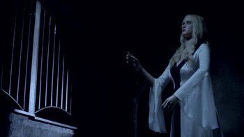 Movie still from “The Killers - Here With Me” (2012), directed by Tim Burton – Medium shot, Low angle