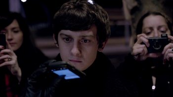 Movie still from “The Killers - Here With Me” (2012), directed by Tim Burton – Close Up shot, Over the shoulder angle