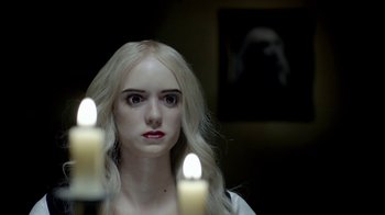 Movie still from “The Killers - Here With Me” (2012), directed by Tim Burton – Close Up shot, Over the shoulder angle