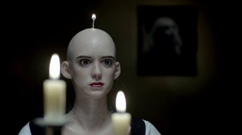 Movie still from “The Killers - Here With Me” (2012), directed by Tim Burton – Close Up shot, Over the shoulder angle