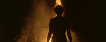 Movie still from “Florence & The Machine - Lover to Lover” (2012), directed by Vincent Haycock – Medium shot, Low angle