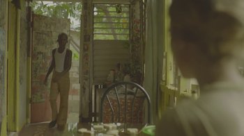 Movie still from “Wild Belle - Keep You” (2012), directed by Melina Matsoukas – Medium shot, Over the shoulder angle