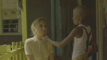 Movie still from “Wild Belle - Keep You” (2012), directed by Melina Matsoukas – Close Up shot, Over the shoulder angle