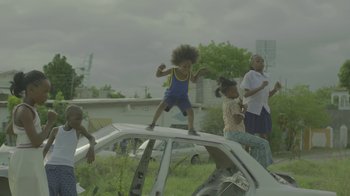 Movie still from “Wild Belle - Keep You” (2012), directed by Melina Matsoukas – Wide shot, Low angle