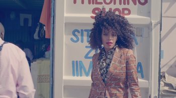 Movie still from “Solange - Losing You” (2012), directed by Melina Matsoukas – Medium shot, Low angle