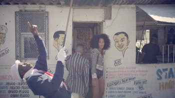 Movie still from “Solange - Losing You” (2012), directed by Melina Matsoukas – Medium shot, Low angle