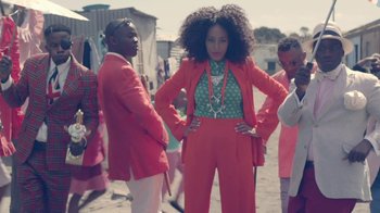 Movie still from “Solange - Losing You” (2012), directed by Melina Matsoukas – Medium shot, Low angle