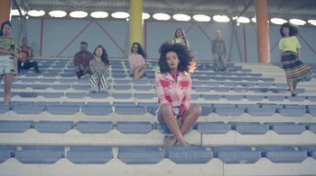 Movie still from “Solange - Losing You” (2012), directed by Melina Matsoukas – Extreme Wide shot, High angle