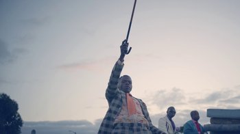 Movie still from “Solange - Losing You” (2012), directed by Melina Matsoukas – Medium shot, Low angle