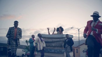 Movie still from “Solange - Losing You” (2012), directed by Melina Matsoukas – Extreme Wide shot, Low angle