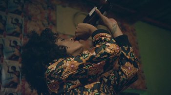 Movie still from “Solange - Losing You” (2012), directed by Melina Matsoukas – Medium shot, High angle