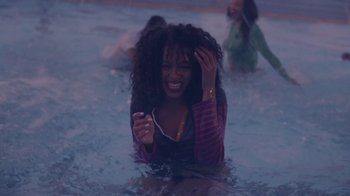 Movie still from “Solange - Losing You” (2012), directed by Melina Matsoukas – Medium shot, High angle