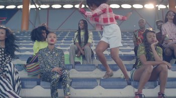 Movie still from “Solange - Losing You” (2012), directed by Melina Matsoukas – Wide shot, Low angle