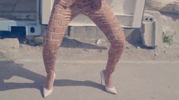 Movie still from “Solange - Losing You” (2012), directed by Melina Matsoukas – Medium shot, Low angle