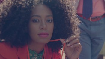 Movie still from “Solange - Losing You” (2012), directed by Melina Matsoukas – Close Up shot, Low angle