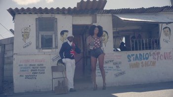 Movie still from “Solange - Losing You” (2012), directed by Melina Matsoukas – Wide shot, Low angle