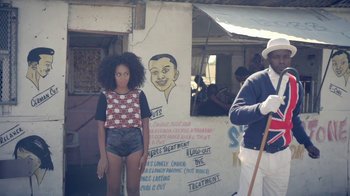 Movie still from “Solange - Losing You” (2012), directed by Melina Matsoukas – Medium shot, Over the shoulder angle