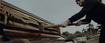 Movie still from “Gangs of Ballet - Hello Sweet World” (2012), directed by Salomon Ligthelm – Medium shot, Low angle