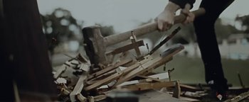 Movie still from “Gangs of Ballet - Hello Sweet World” (2012), directed by Salomon Ligthelm – Extreme Close Up shot, Low angle