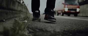 Movie still from “Gangs of Ballet - Hello Sweet World” (2012), directed by Salomon Ligthelm – Extreme Close Up shot, Low angle
