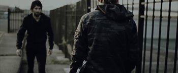 Movie still from “Gangs of Ballet - Hello Sweet World” (2012), directed by Salomon Ligthelm – Medium shot, Low angle