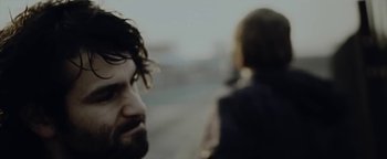 Movie still from “Gangs of Ballet - Hello Sweet World” (2012), directed by Salomon Ligthelm – Close Up shot, Over the shoulder angle