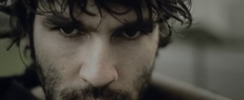 Movie still from “Gangs of Ballet - Hello Sweet World” (2012), directed by Salomon Ligthelm – Extreme Close Up shot, Low angle