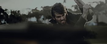 Movie still from “Gangs of Ballet - Hello Sweet World” (2012), directed by Salomon Ligthelm – Extreme Close Up shot, Low angle