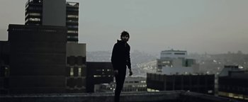 Movie still from “Gangs of Ballet - Hello Sweet World” (2012), directed by Salomon Ligthelm – Wide shot, Low angle