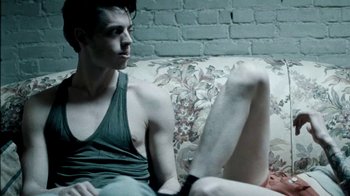 Movie still from “Beach House - Wild” (2012), directed by Johan Renck – Medium shot, Over the shoulder angle