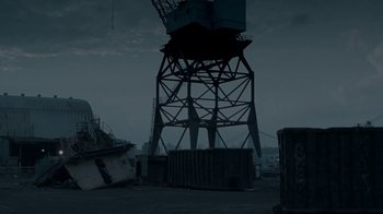 Movie still from “Beach House - Wild” (2012), directed by Johan Renck – Extreme Wide shot, Low angle