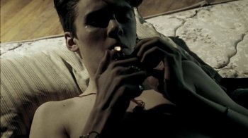 Movie still from “Beach House - Wild” (2012), directed by Johan Renck – Medium shot, Overhead angle