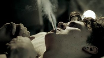 Movie still from “Beach House - Wild” (2012), directed by Johan Renck – Extreme Close Up shot, Overhead angle