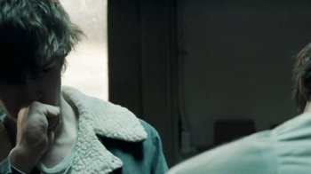 Movie still from “Beach House - Wild” (2012), directed by Johan Renck – Close Up shot, Over the shoulder angle