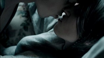 Movie still from “Beach House - Wild” (2012), directed by Johan Renck – Extreme Close Up shot, Overhead angle