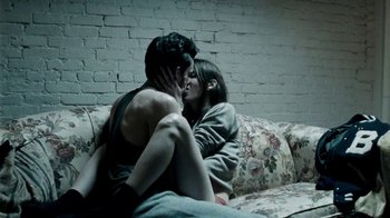 Movie still from “Beach House - Wild” (2012), directed by Johan Renck – Medium shot, High angle