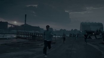 Movie still from “Beach House - Wild” (2012), directed by Johan Renck – Extreme Wide shot, Low angle