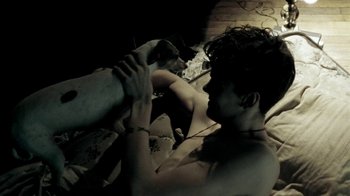 Movie still from “Beach House - Wild” (2012), directed by Johan Renck – Medium shot, Overhead angle