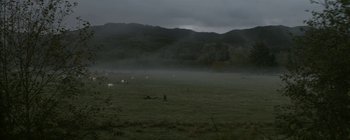 Movie still from “Bon Iver - Towers” (2011), directed by Nabil Elderkin – Extreme Wide shot, High angle