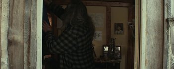 Movie still from “Bon Iver - Towers” (2011), directed by Nabil Elderkin – Medium shot, Over the shoulder angle