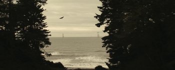 Movie still from “Bon Iver - Towers” (2011), directed by Nabil Elderkin – Extreme Wide shot, Low angle