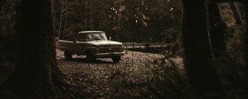 Movie still from “Bon Iver - Towers” (2011), directed by Nabil Elderkin – Wide shot, High angle