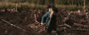 Movie still from “Bon Iver - Towers” (2011), directed by Nabil Elderkin – Wide shot, High angle