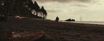 Movie still from “Bon Iver - Towers” (2011), directed by Nabil Elderkin – Extreme Wide shot, Low angle