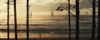 Movie still from “Bon Iver - Towers” (2011), directed by Nabil Elderkin – Extreme Wide shot, Low angle