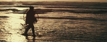 Movie still from “Bon Iver - Towers” (2011), directed by Nabil Elderkin – Wide shot, Low angle