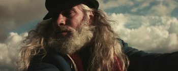 Movie still from “Bon Iver - Towers” (2011), directed by Nabil Elderkin – Close Up shot, Low angle