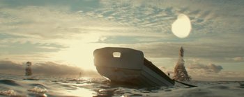 Movie still from “Bon Iver - Towers” (2011), directed by Nabil Elderkin – Extreme Wide shot, Low angle